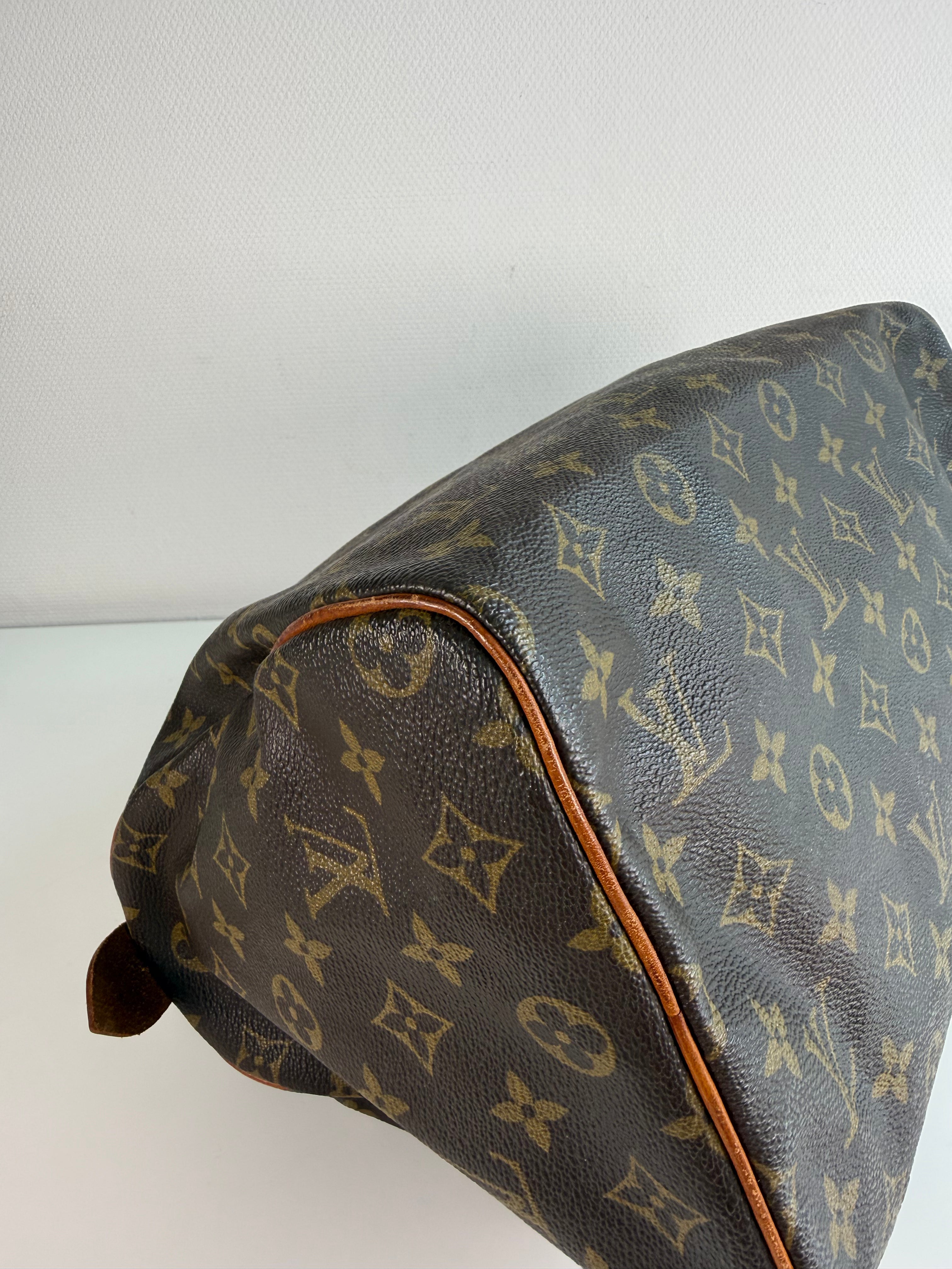 Speedy 30 en toile Monogram marron