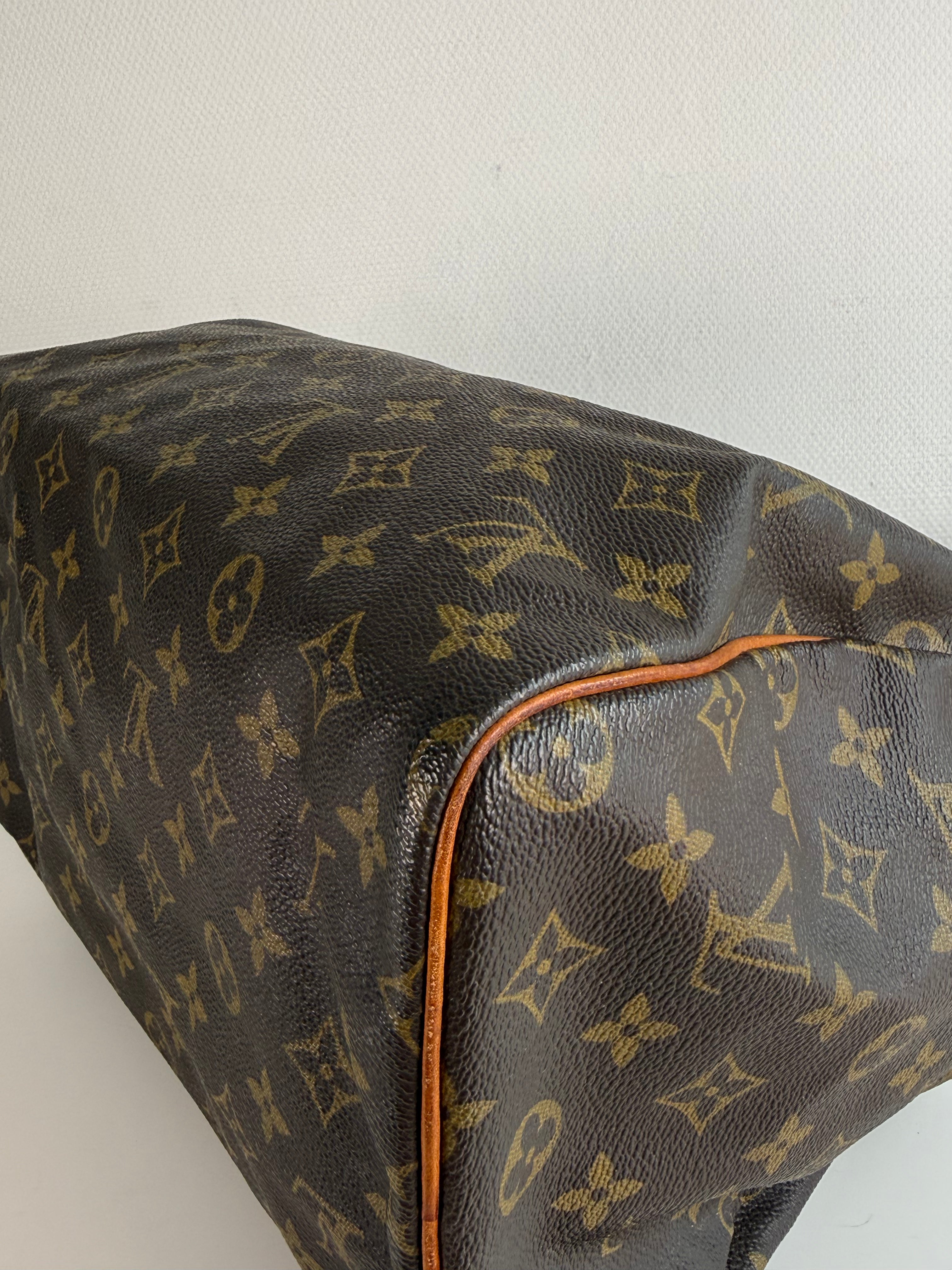 Speedy 30 en toile Monogram marron