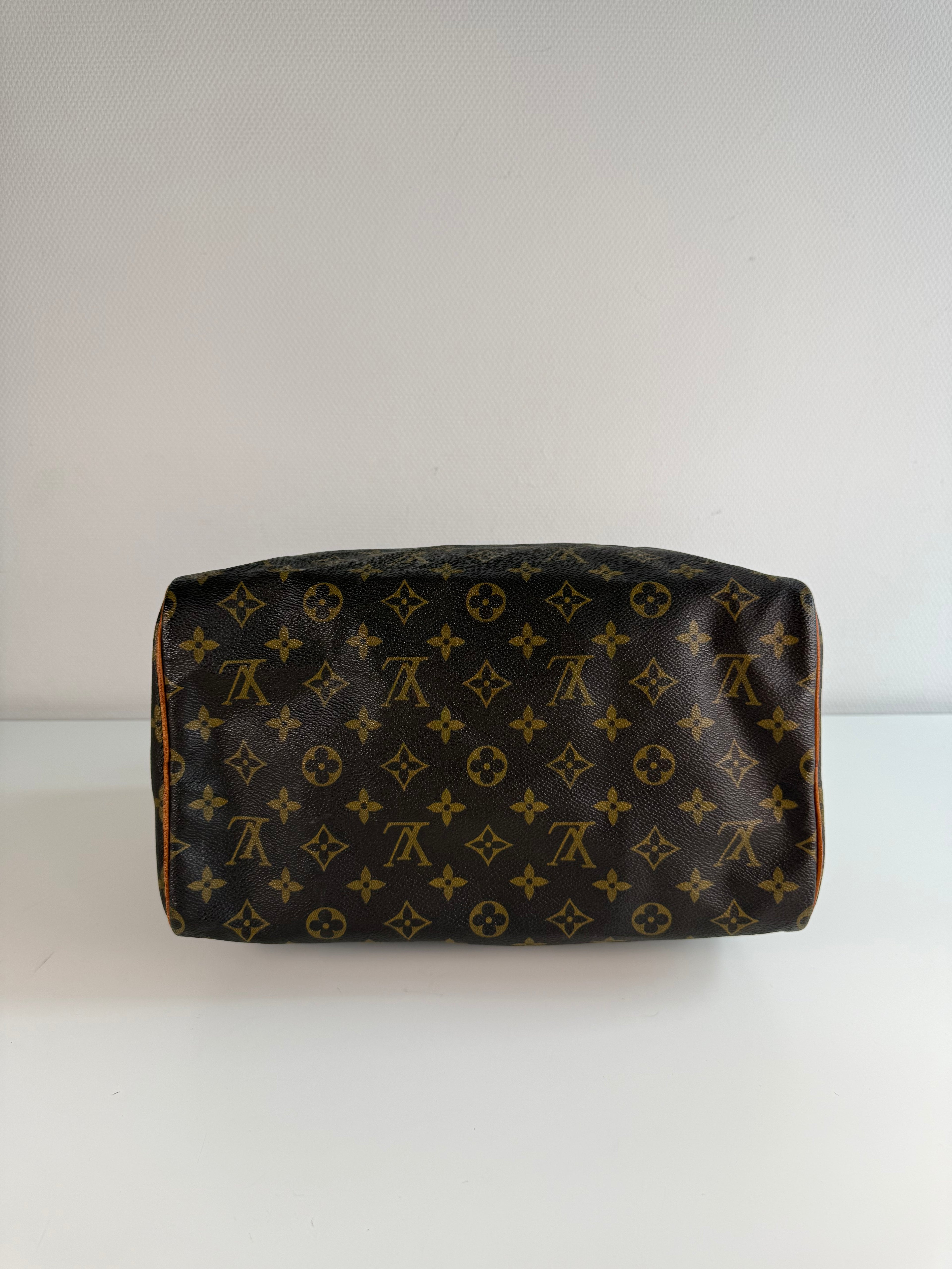 Speedy 30 en toile Monogram marron
