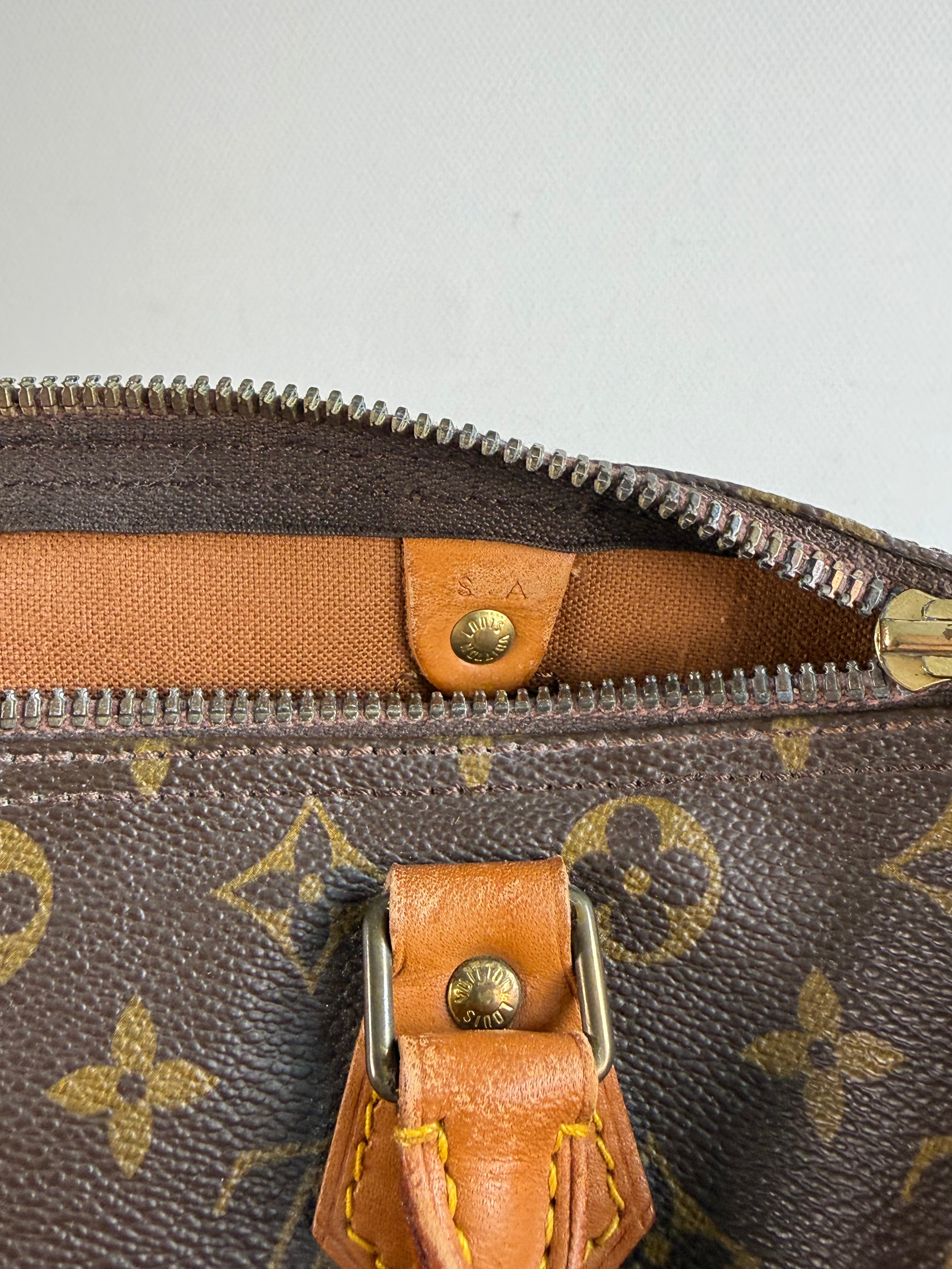 Speedy 30 en toile Monogram marron