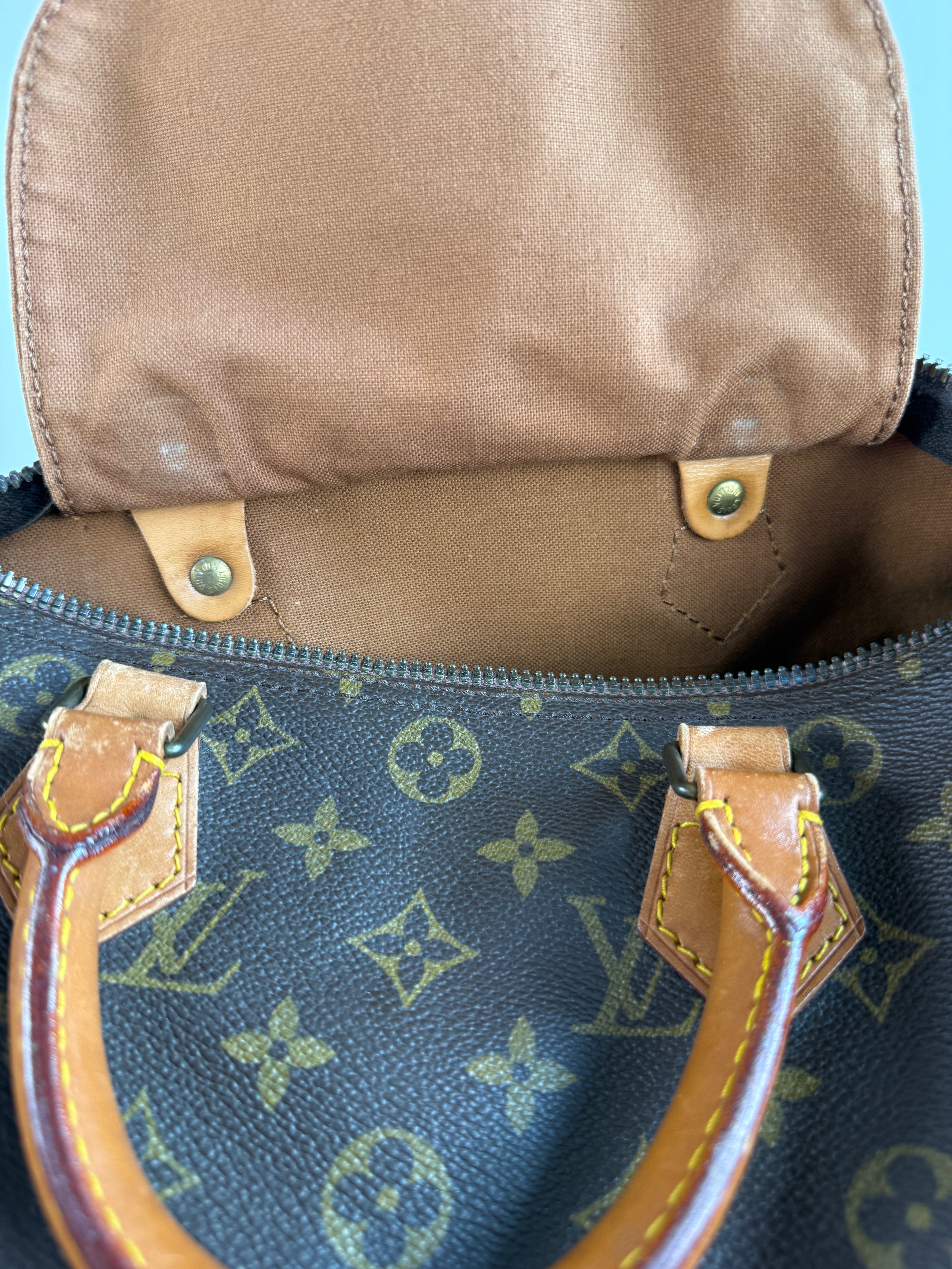Speedy 30 en toile Monogram marron