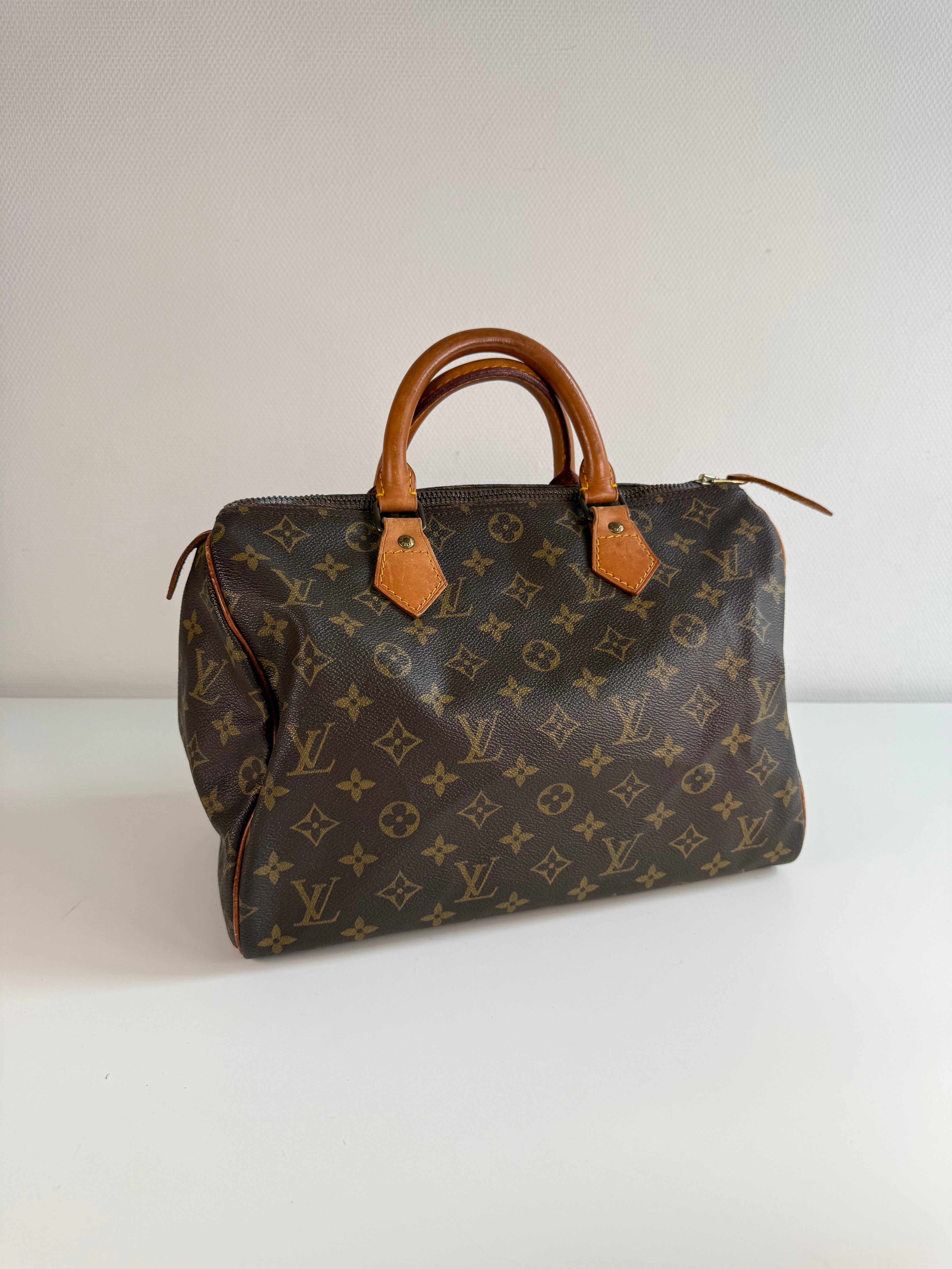 Speedy 30 en toile Monogram marron